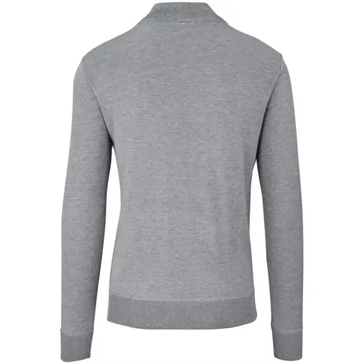 Mens 1-4 Zip Waverley Jersey Grey Back